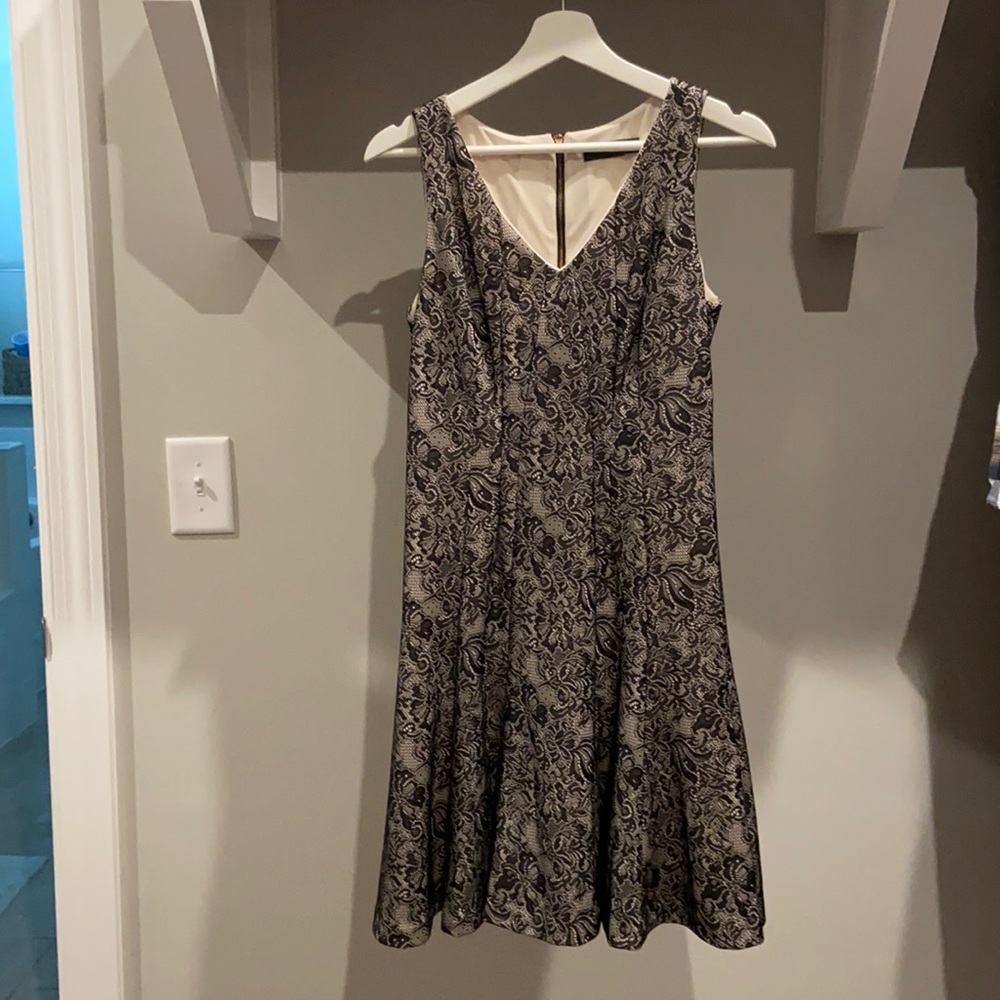 Black nude lace  dress